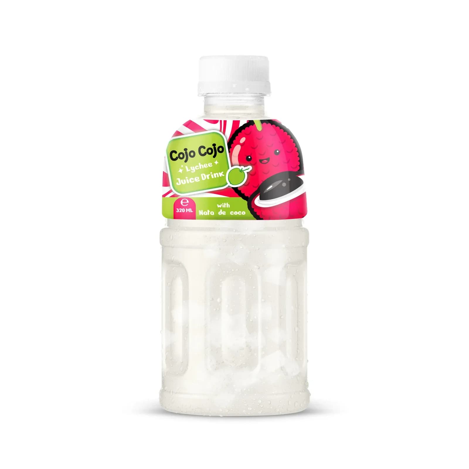 Cojo Cojo lychee with nata de coco, 320 ml bottle