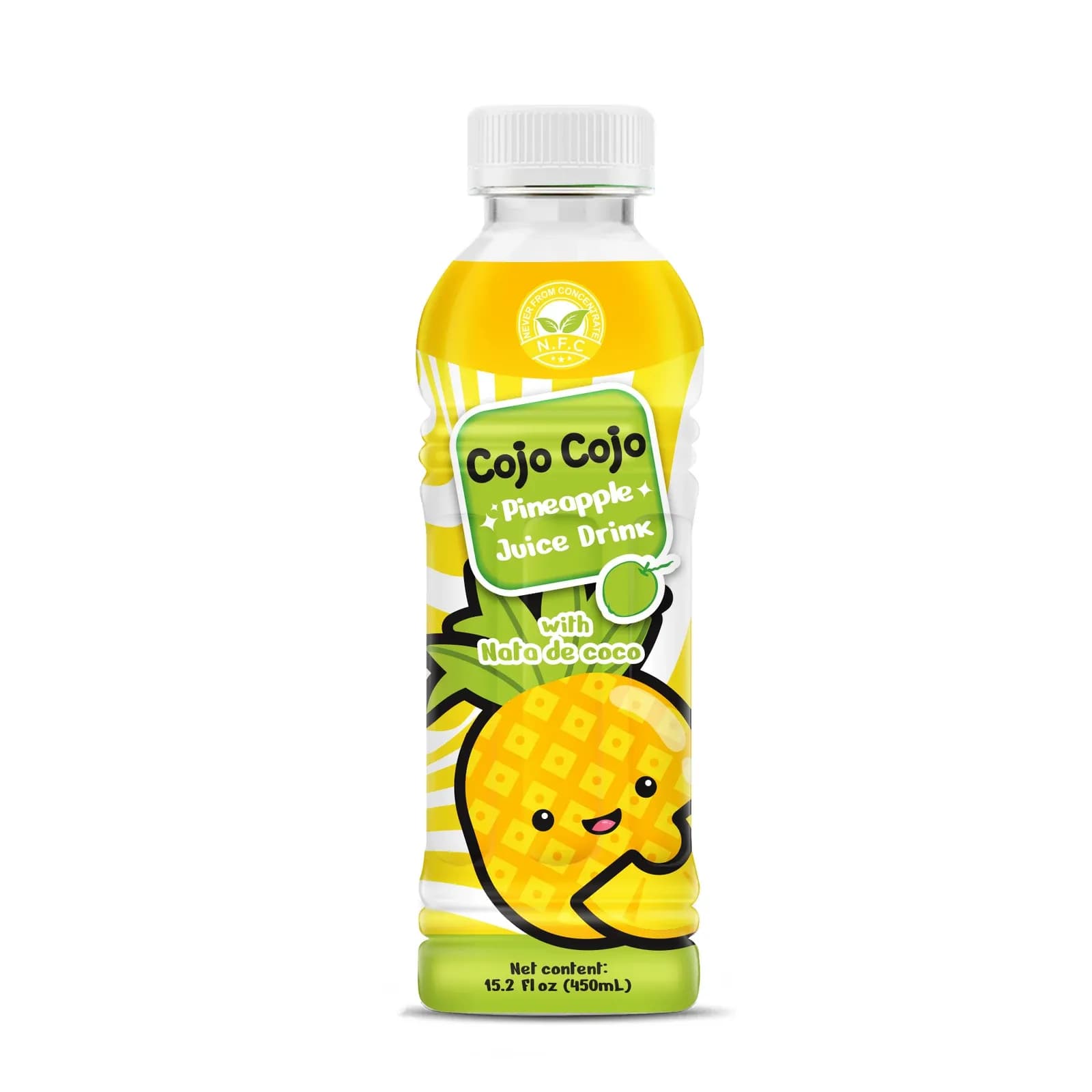 Cojo Cojo pineapple with nata de coco, 15.2 fl oz bottle