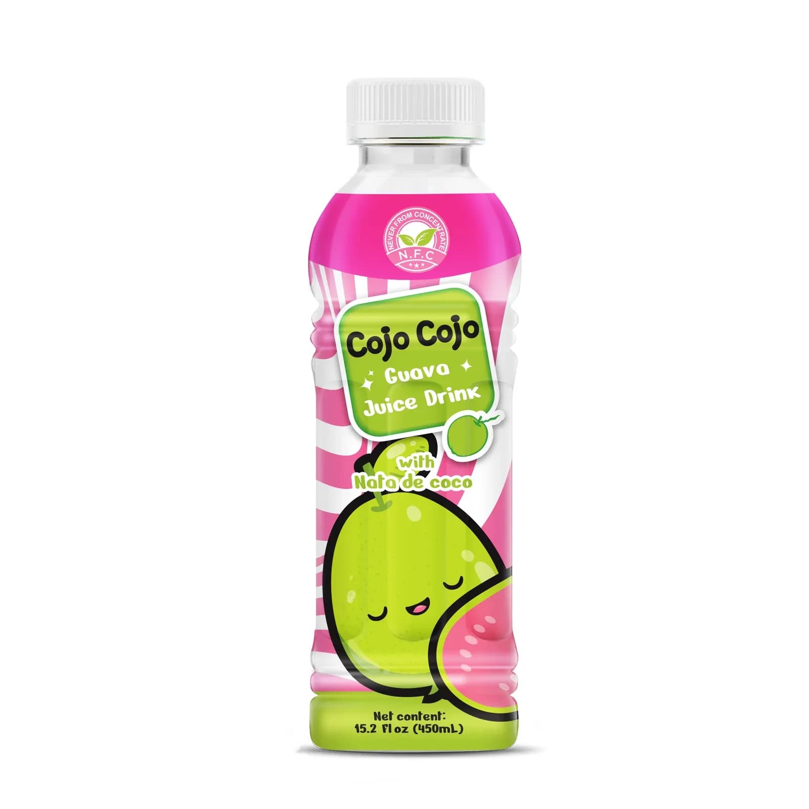Cojo Cojo guava with nata de coco, 15.2 fl oz bottle