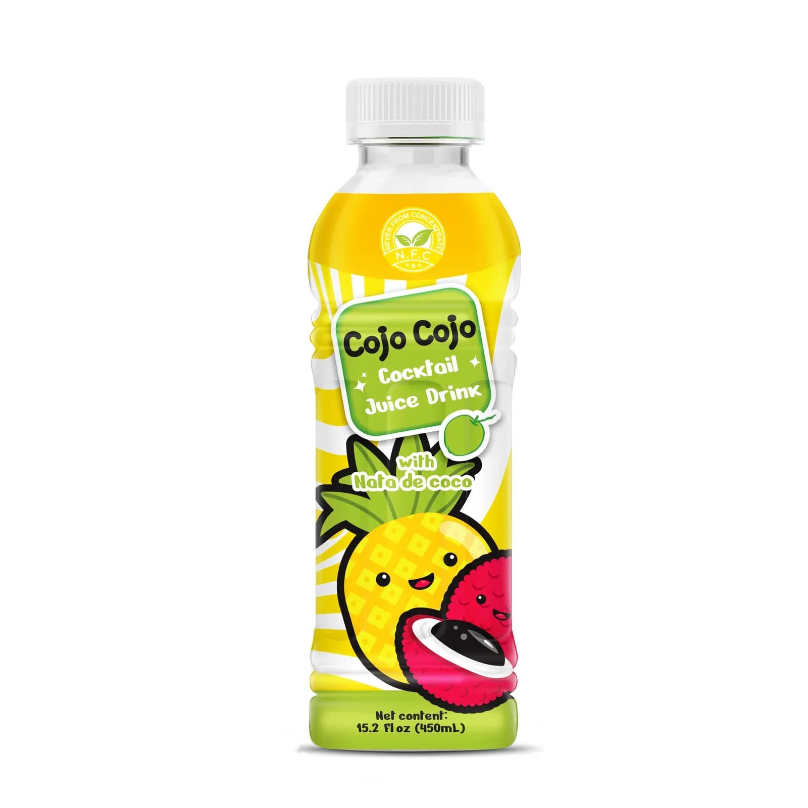 Cojo Cojo cocktail with nata de coco, 15.2 fl oz bottle