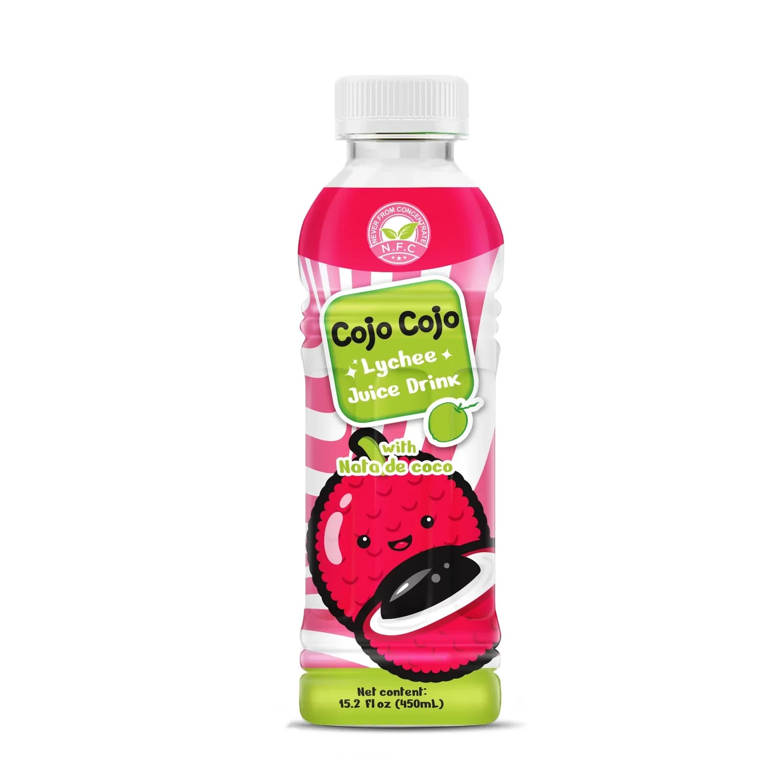 Cojo Cojo lychee with nata de coco, 15.2 fl oz bottle