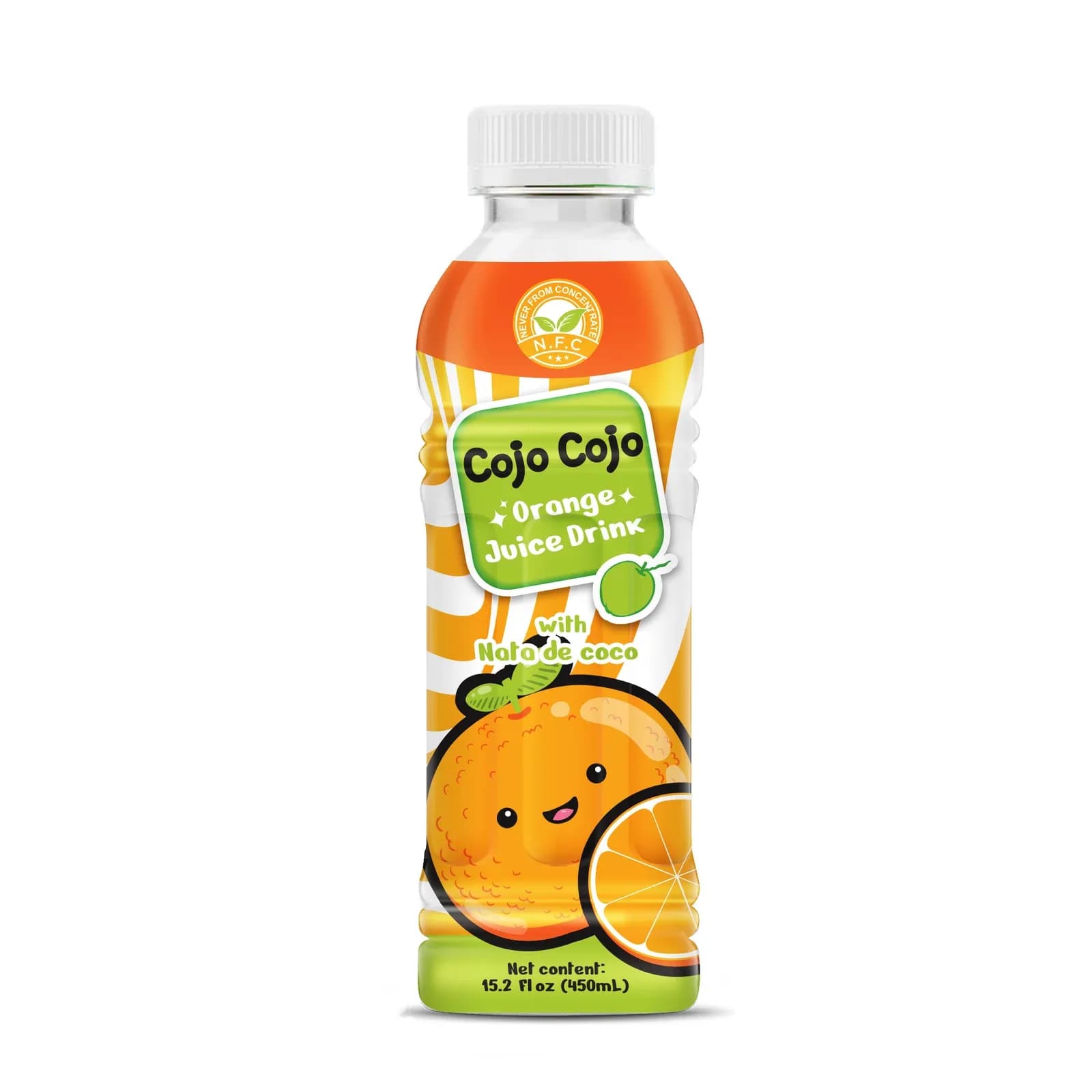Cojo Cojo orange with nata de coco, 15.2 fl oz bottle