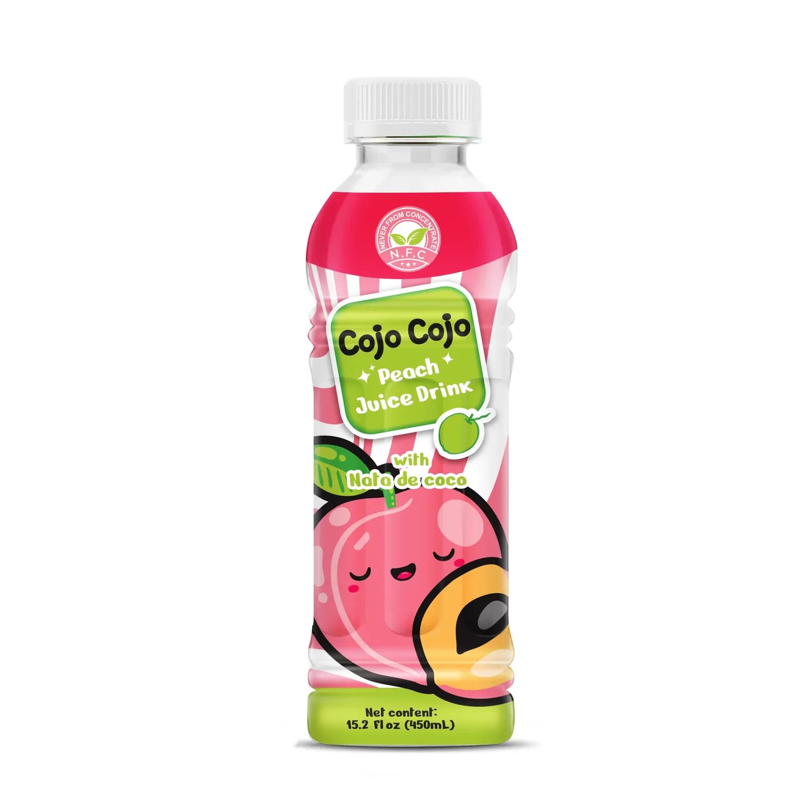 Cojo Cojo peach with nata de coco, 15.2 fl oz bottle