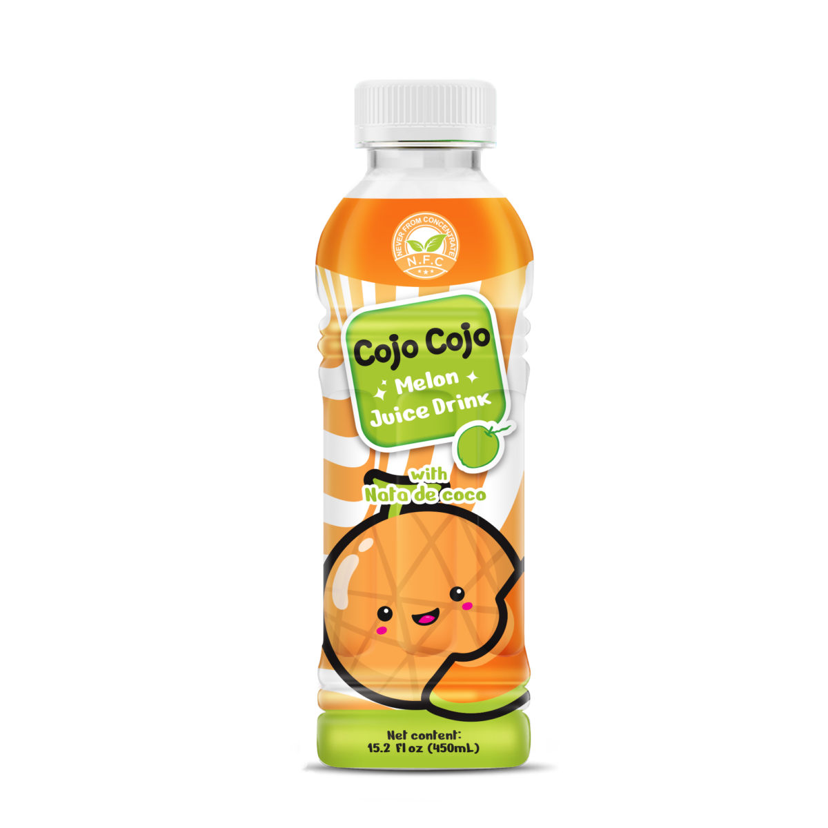 Refreshing Cojo Cojo Melon Juice Drink with Nata de Coco Enjoy the